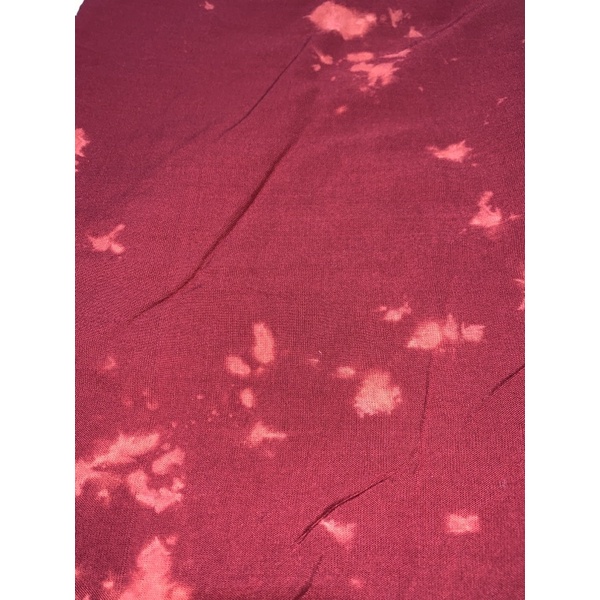 Celana Kulot Panjang Rayon Jumbo Tye Die Bali-Marun-Cokelat