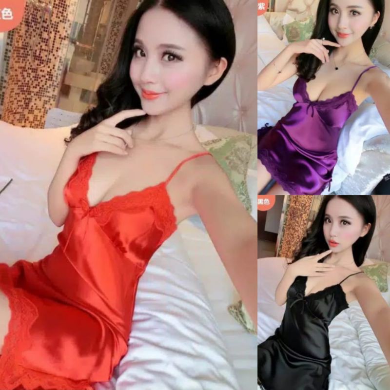 baju tidur wanita nr01 korea piyama women mini