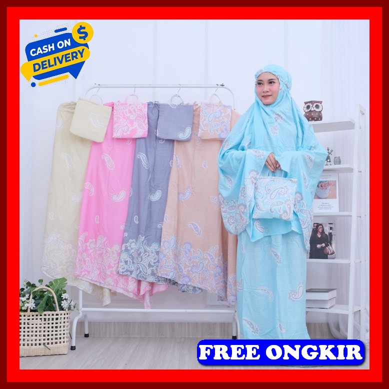 Mukena Dewasa Terbaru Mukenah Lebaran Cantik Mukkenah Elegan Bahan Dingin Mukenahh Idul Fitri Terfaf