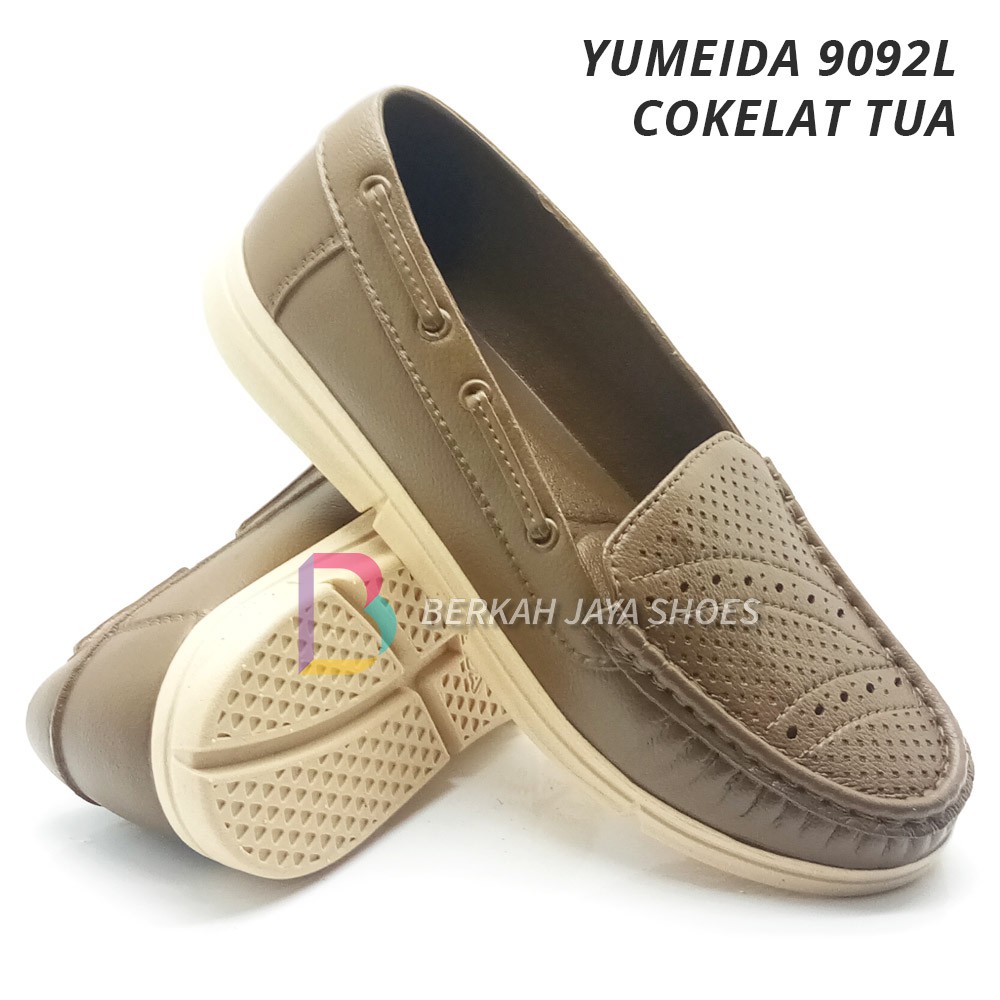 Sepatu Wanita / Sepatu Karet Wanita / Sepatu Flat Shoes Karet Wanita Yumeida 9092 L Anti Air