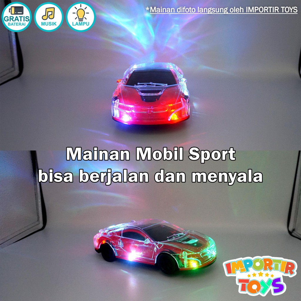 Mainan Mobil Anak dengan Lampu dan Lagu Best Moder 4 Varian