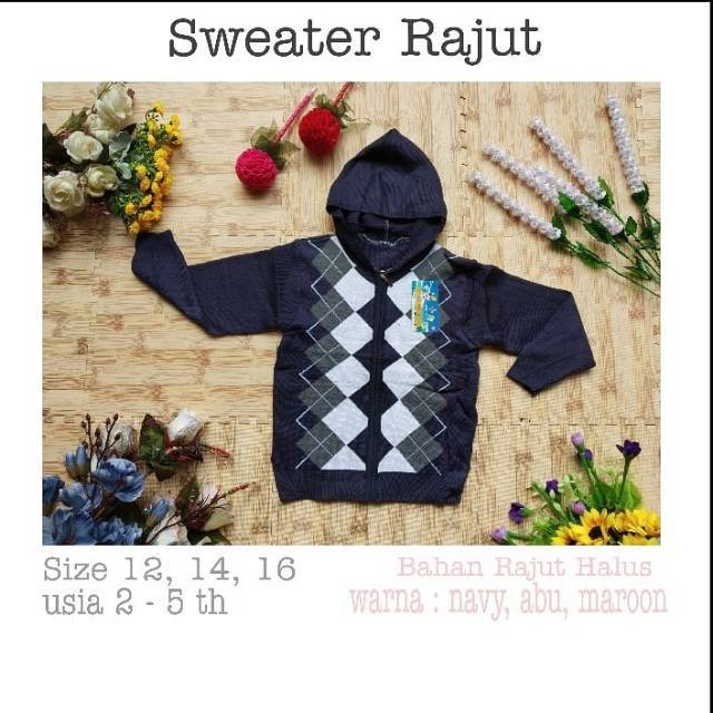 Jaket Sweater Anak Bayi Laki Laki Lucu Branded murah