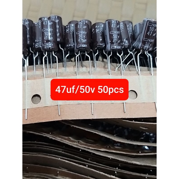 Elco 47uf 50v Kualitas Terbaik 50pcs