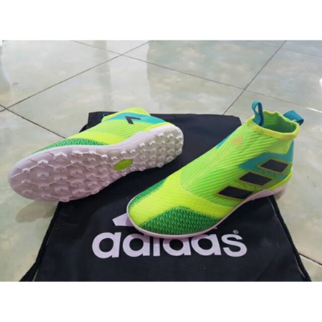 Sepatu Futsal Adidas Ace Tango 17+ PureControl TF - Solar Green