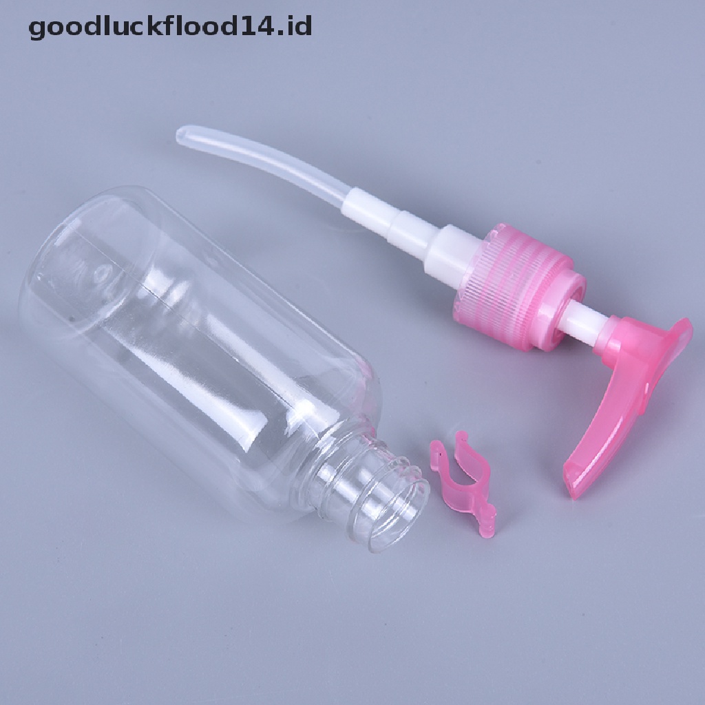 [OOID] 5PCS 75ml Plastic Press Pump Spray Lotion Bottles Cosmetic Sample Containers ID