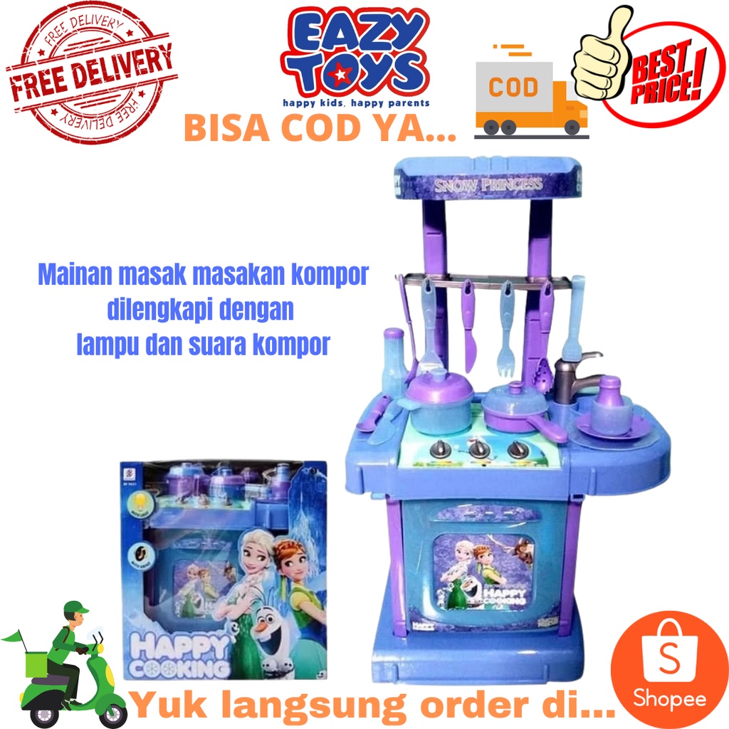 Mainan Masak Masakan Anak  KITCHEN SET HAPPY COOKING Mainan Anak Perempuan