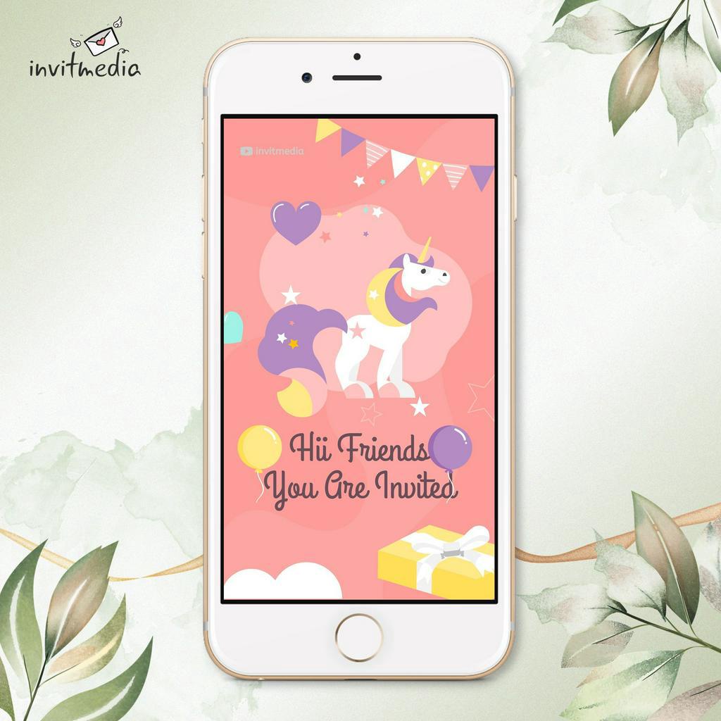 Undangan Ulang Tahun Anak Video Birthday invitation Undangan Digital Ulang Tahun 08