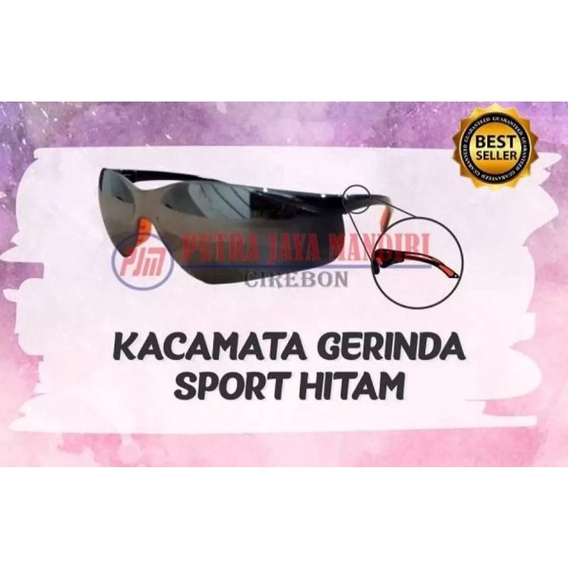 Kaca Mata Las  Hitam / Kaca Mata Gerinda / Kaca Mata Sport / Kaca Mata Safety Flexible Bening