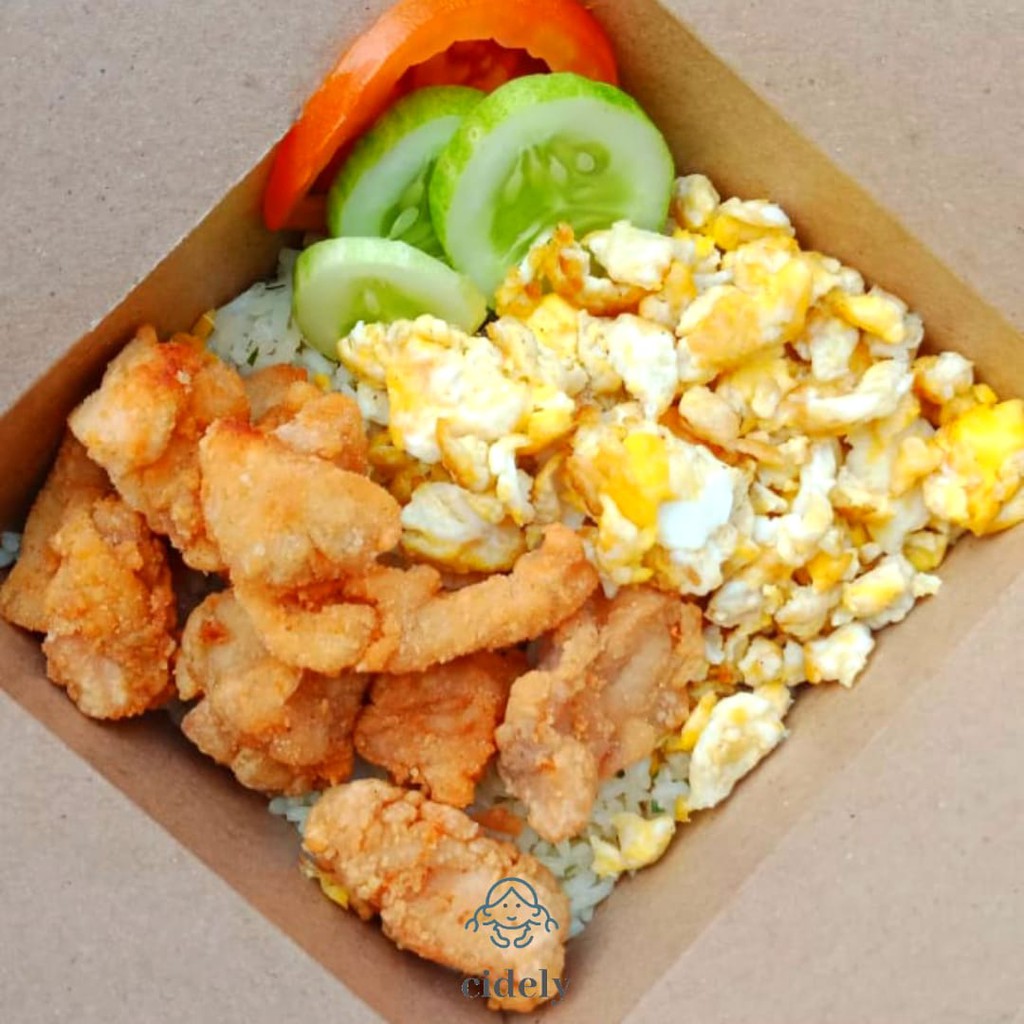

Nasi Box - Paket Hemat Nasi Jeruk Ayam Crispy (HALAL)
