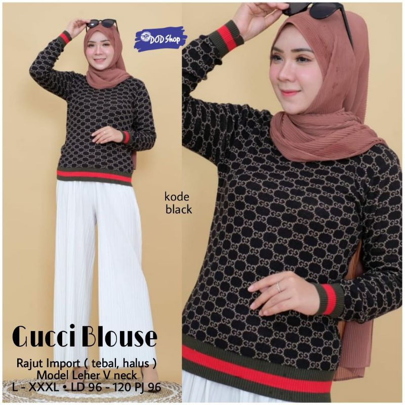 BLOUSE RAJUT GUCCI KNIT