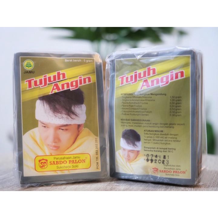 

Aneka Snack Jamu Tujuh Angin Sabdo Palon Isi 10 Sachet /Jamu Tradisional