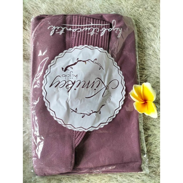 HIJAB INSTANT KIMIKEY SYAR'I  SYAZA JERSEY PREMIUM-Mocca