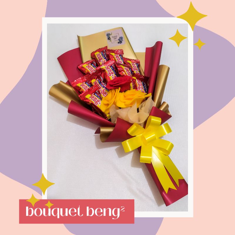 

Buket beng beng/Buket snack/Buket ulang tahun