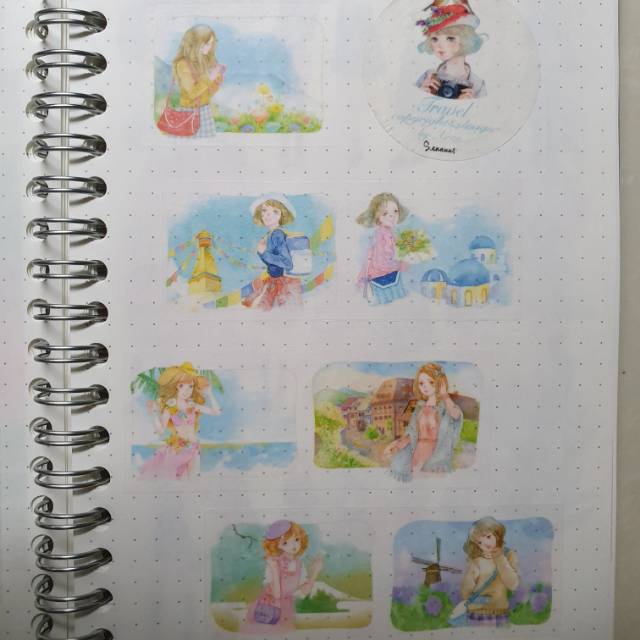 

sannuus washi tape sample for scrapbook and journal ( per meter )