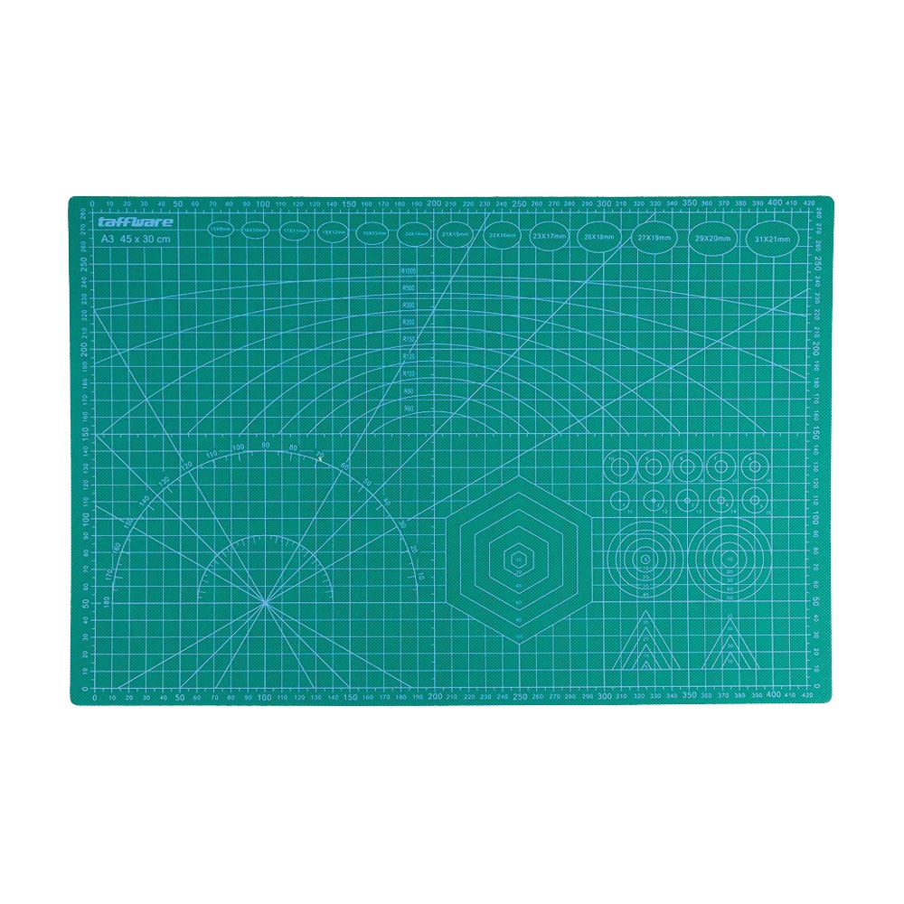 Taffware Work Cutting Mat Pad A3 Ukuran 45 x 30cm - OMOT76GR