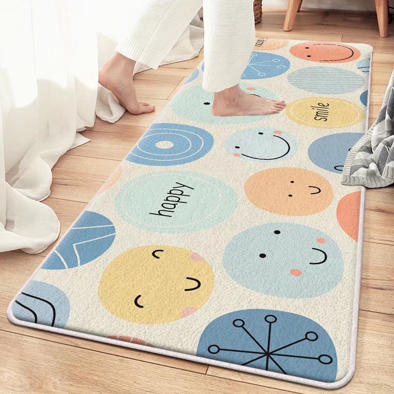 bestpromo multica karpet bulu lembut kamar tidur panjang 50x120cm karpet minimalis kamar tidur anti