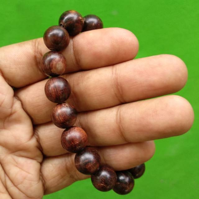 Gelang dari Kayu langka galih atau Taras Ramania mati modar size 12 mm. dan 10 mm