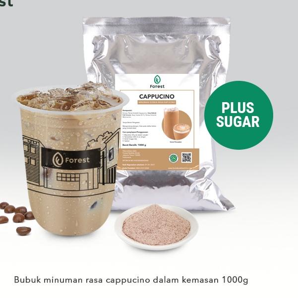 

10.10 Product HOT Bubuk Minuman CAPPUCCINO Powder 1000g PLUS GULA - Forest Bubble Drink serbuuu !