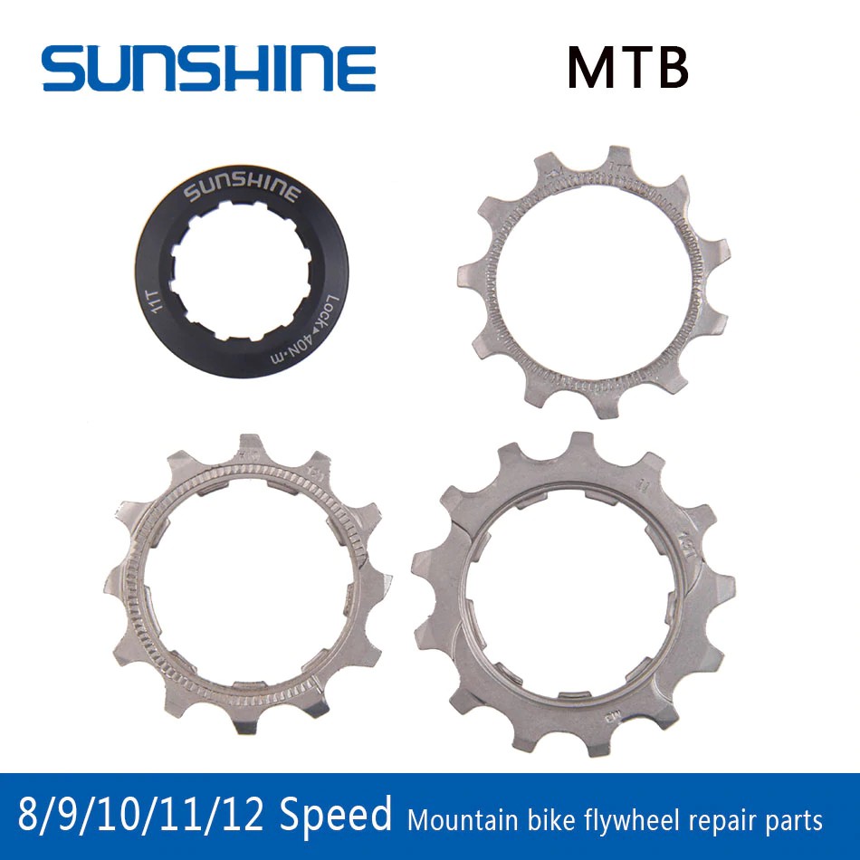 GRTSONGKIR_ SUNSHINE 1pcs bicycle Cassette Cog MTB Bike 8 9 10 11 12 Speed 11T 12T 13T Freewheel