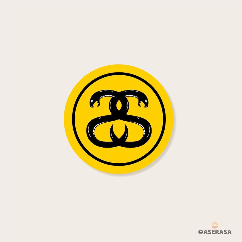 

Sticker Tempel STUSSY SNAKES KUNING | Stiker HELM HP | AESTHETIC LOGO SKATEBOARD BRAND