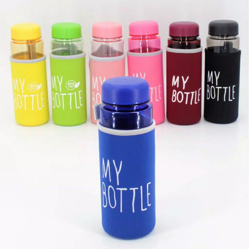 MY.BOTTLE .1/2 SARUNG WARNA#BOTOL MINUM#BOTOL MURAH#