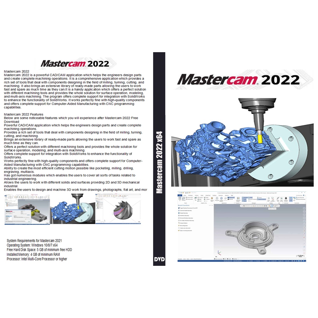 Jual Mastercam 2022 X64 | Shopee Indonesia