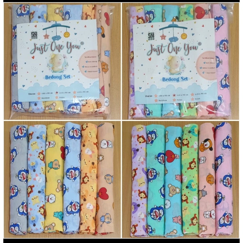 PILIH MOTIF 4 Pcs bedong 4in1 Besar / FLANEL / Kolaco / BABY GROW / CATTLE / SELIMUT JUST TO YOUR / JUST ONE YOU