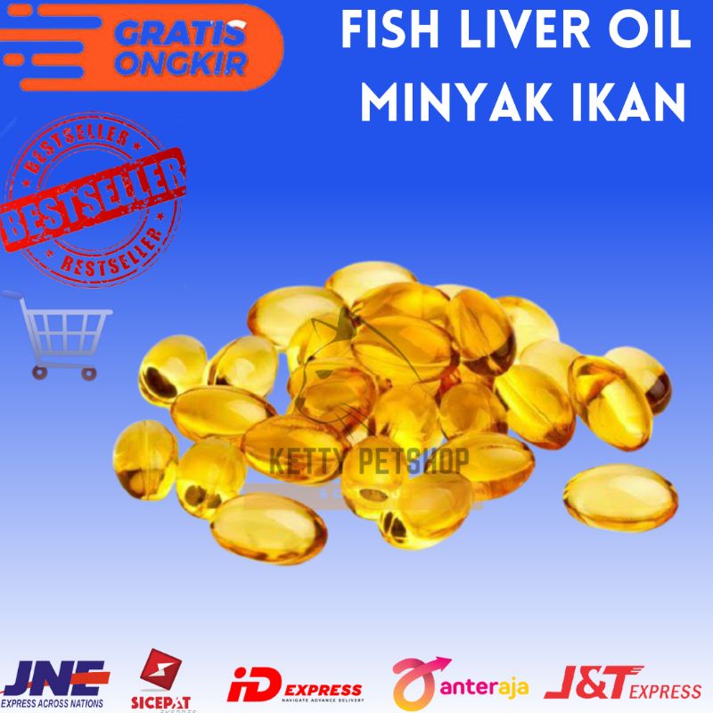 MINYAK IKAN FISH OIL VITAMIN ANJING KUCING HAMSTER KELINCI