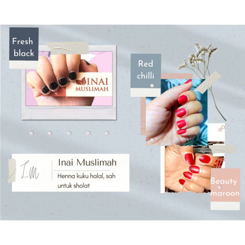 Inai muslimah (Henna kuku)