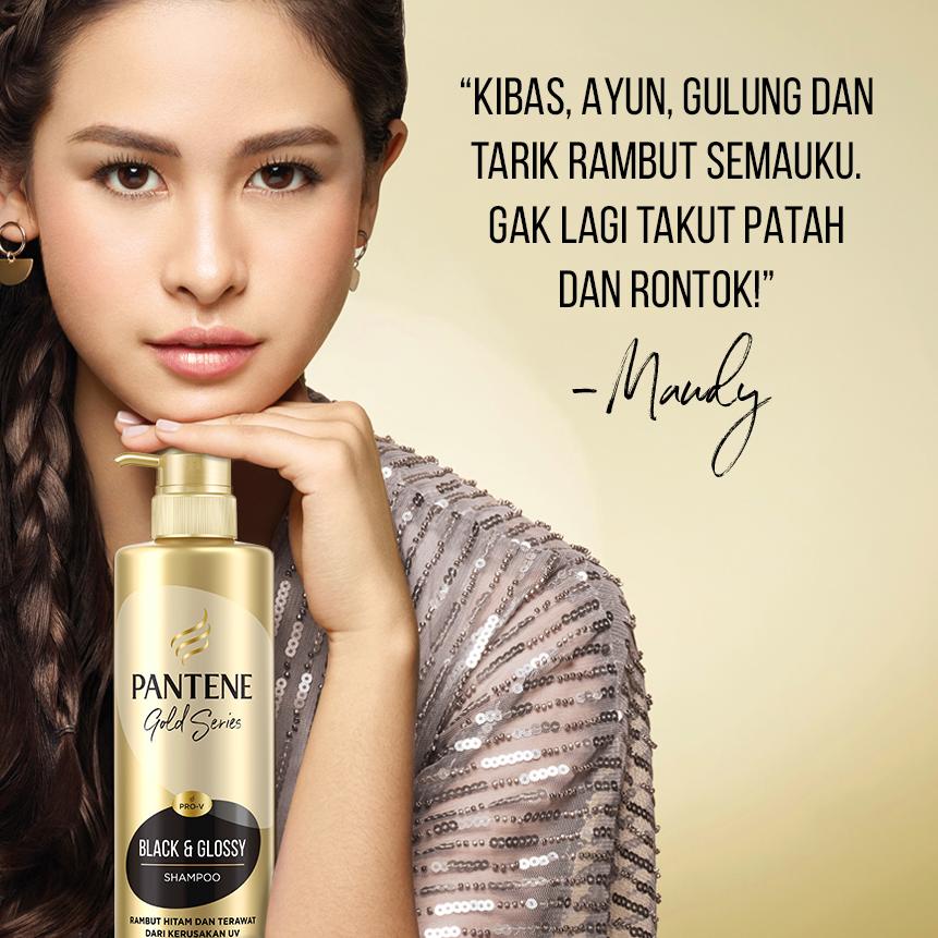 ✻ Pantene Pro-V Gold Series Strong & Thick Shampoo 450 ml + Kondisioner 320 ml ♗