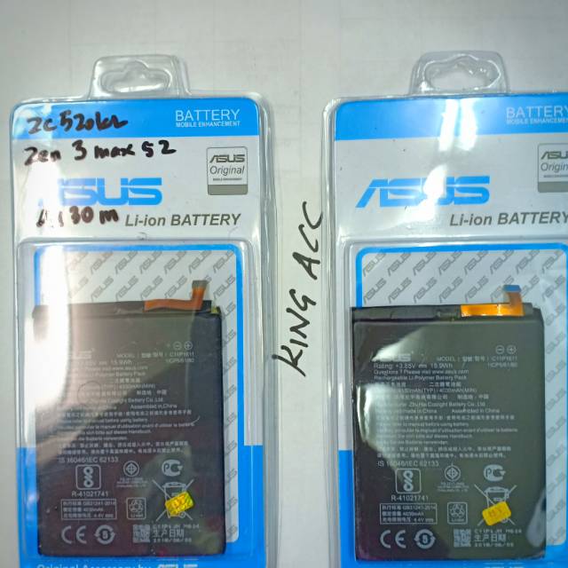 Baterai Batre Battery Asus Zenfone 3 Max 52 Zc520tl C11p1611 X008da Original Shopee Indonesia 5898