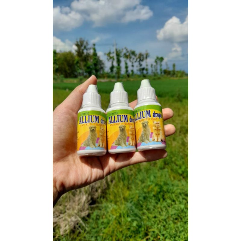 Allium Drop 30ml Obat Kutu Telinga Kucing Anjing