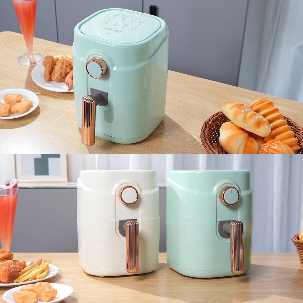 Advance Air Fryer Hemat Daya 2.4L 3L  4L 5L Low Watt Mesin Penggoreng Tanpa MinyakGaransi 1 Tahun