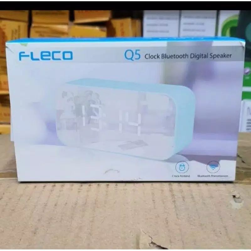 Speaker Jam Fleco Q5 Digital Mp3/Speaker Bluetooth  Alarm Radio Fm/Clock Digital Bluetooth Speaker