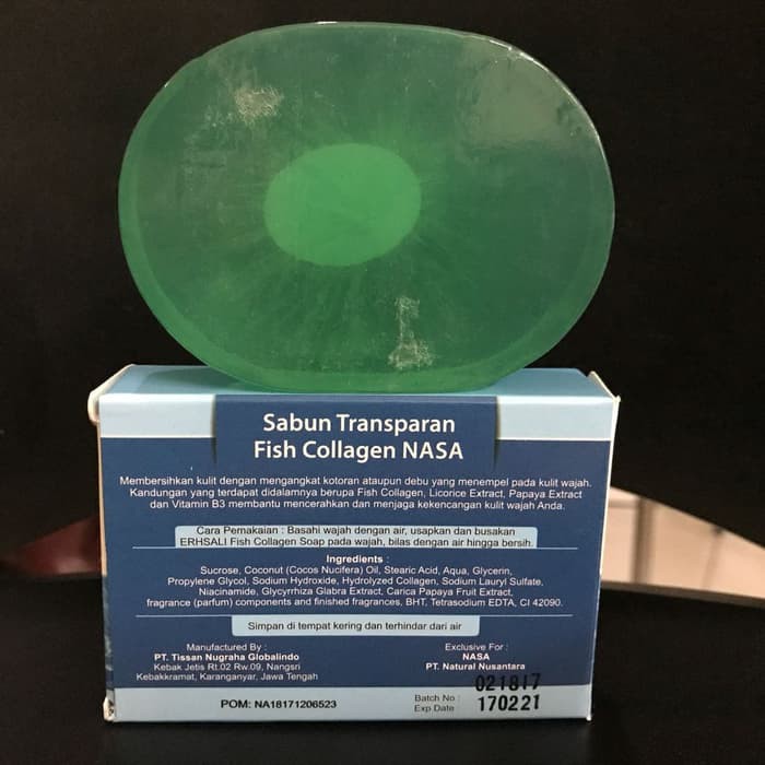 ERHSALI FISH COLLAGEN SOAP NASA ORIGINAL - SABUN COLLAGEN NASA