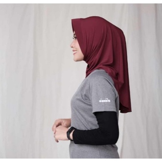 Jilbab Sport All Size / Hijab Instan / Bergo Sport / Jilbab Olahraga / Bergo Hamidah / Kerudung Olahraga BISA COD TOKOIMAH