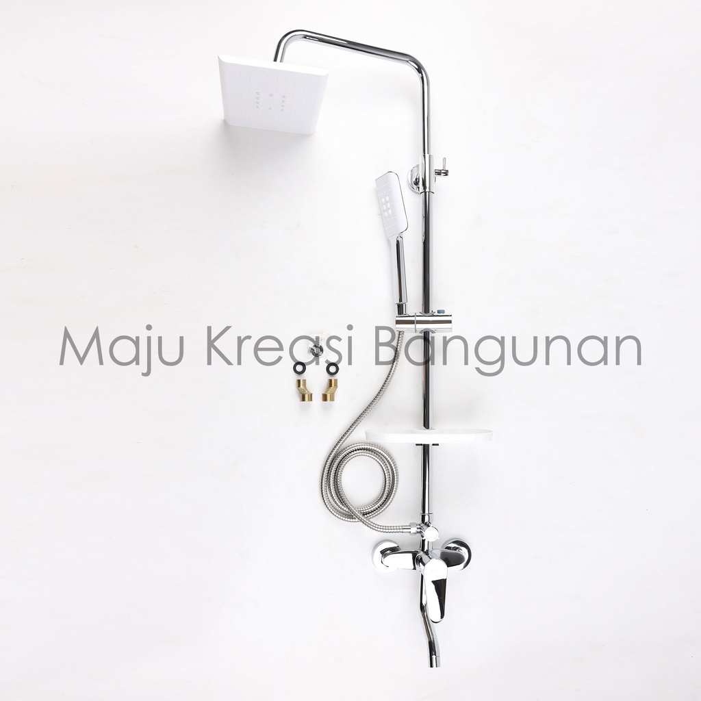 Shower Column Tiang Set Kran Mixer Panas Dingin Hot Cold SKL Keran Air Kamar Mandi Hand Model Kotak Bathtub Toilet