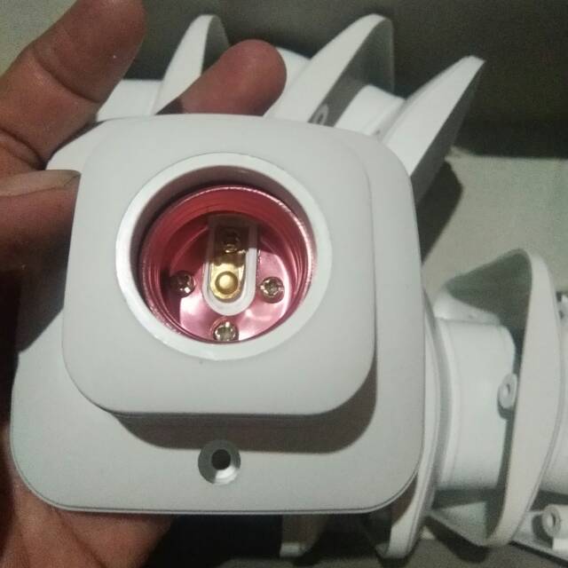 Fitting plafon segi 4 oval cocok untuk joule thief murah