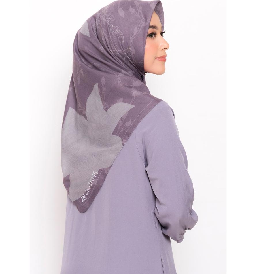 Model Baru.. ZM Zaskia Mecca - Aceh Berry Scarf Kerudung Segi Empat Wangi Water Splash