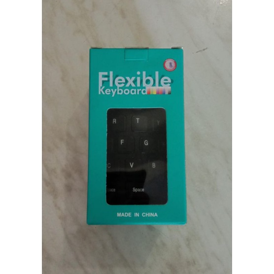 Keyboard Fleksibel / Keyboard Flexibel USB Anti Air Bahan Karet