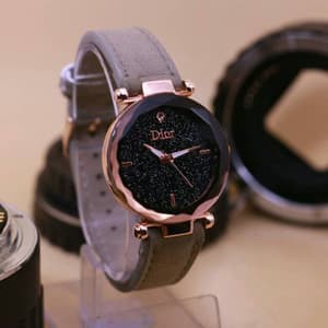 [PA] JAM TANGAN WANITA KULIT KACA BELIMBING GROSIR IMPORT MURAH MAGNET DR001