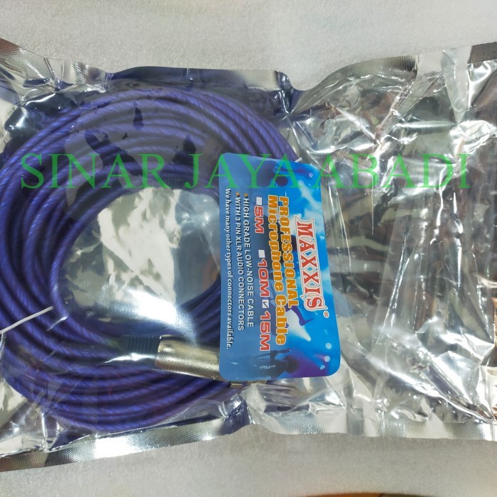 KABEL MIC MAXXIS 15 METER COCOK SEGALA MIC KABEL