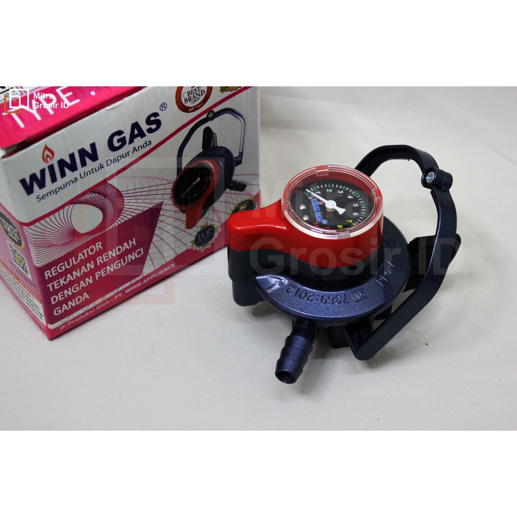 Regulator Winn Gas Tekanan Rendah W900 Pengunci Ganda / Regulator W 900