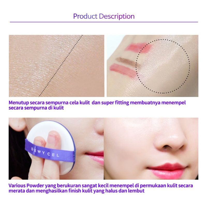 DEWYCEL SUPER COVER CUSHION ORI KOREA