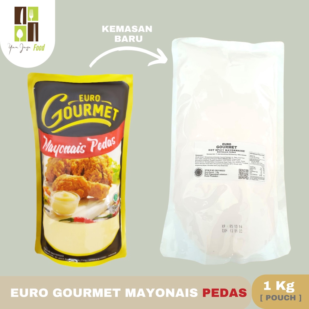 Euro Gourmet Mayonaise Pedas / Thousand Island / Sweet Mayo [1KG]