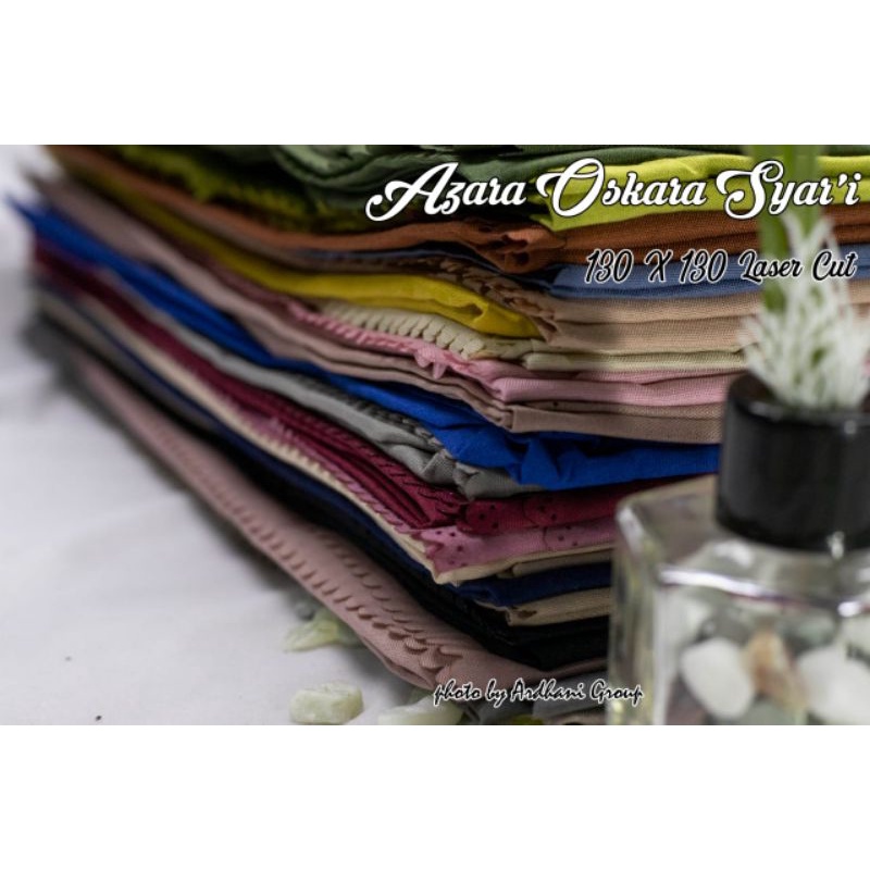 KERUDUNG AZARA SYAR'I JUMBO - Hijab Syari Segi Empat AZARA Syari LC Segi Empat Hijab Azara syar'i