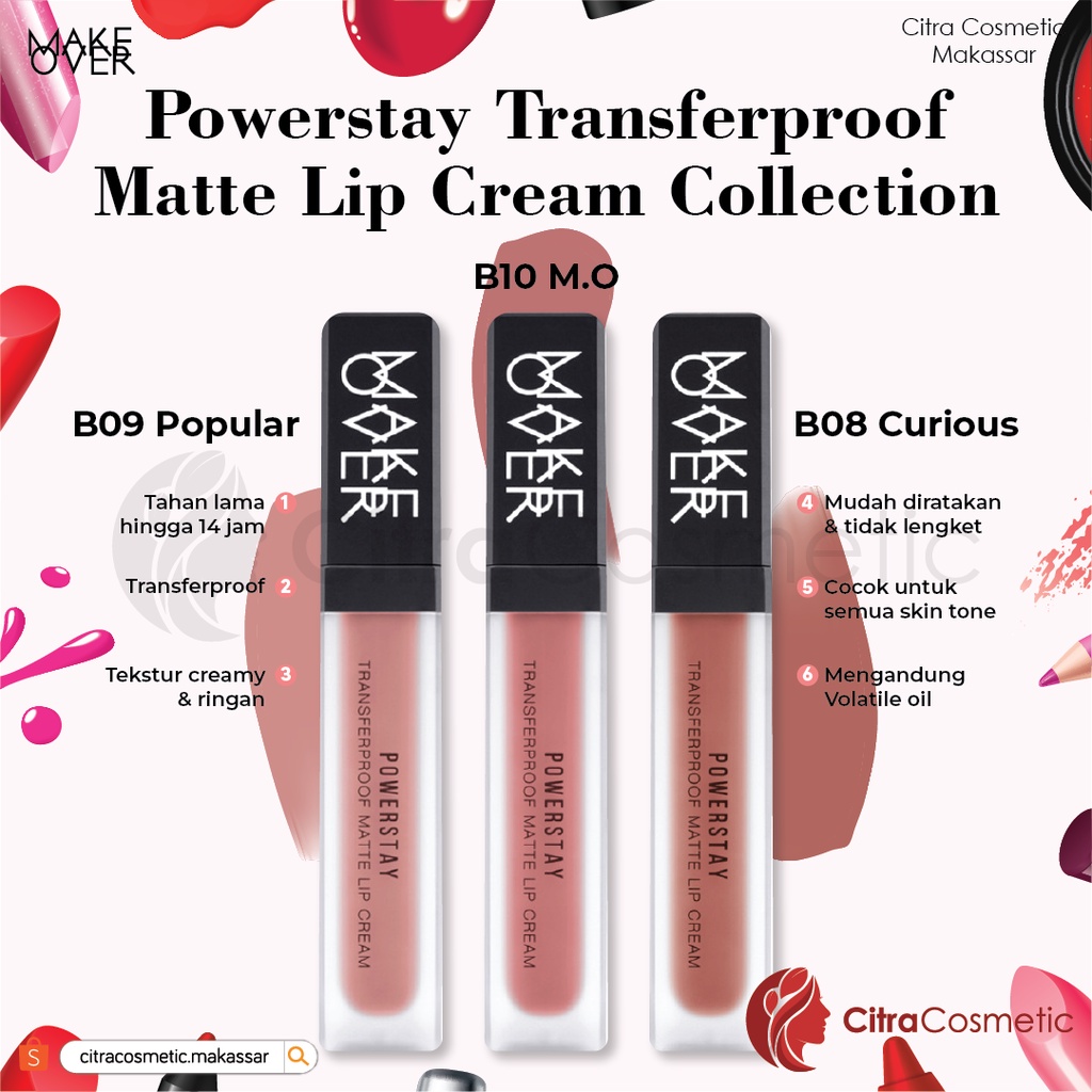 Make Over Powerstay Transferproof Matte Lipcream