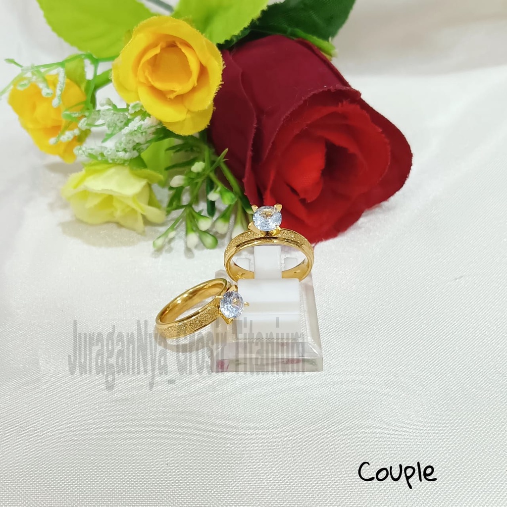 CINCIN Titanium PART 2 COUPLE/PASANGAN  perhiasan fashion Korea anti karat&amp;anti luntur