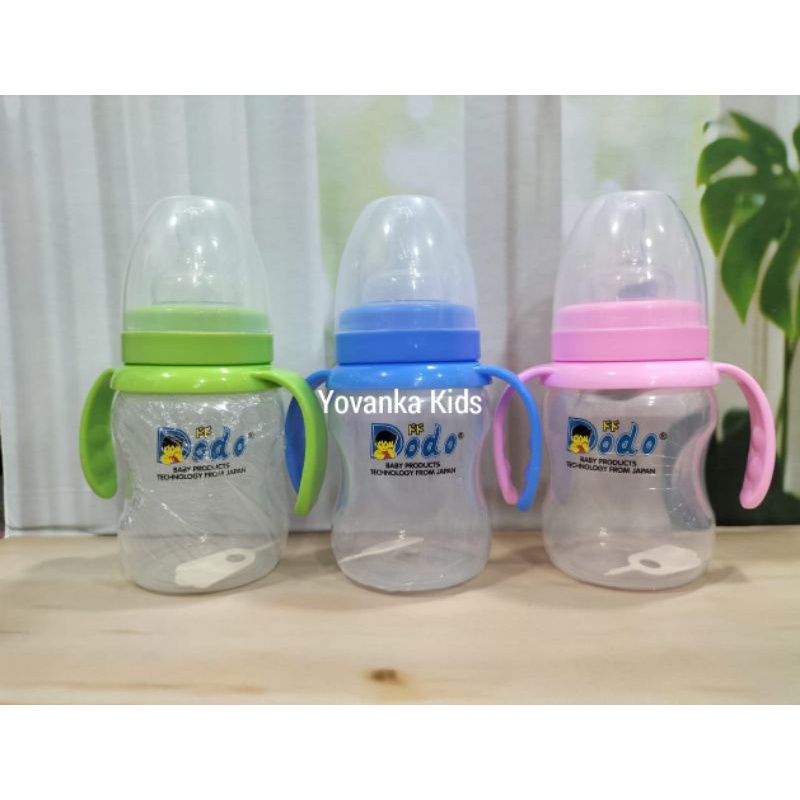 Botol Susu Jumbo Dodo BPA Free 300Ml/180MlDelux Bottle With Handle Nipple Wide Neck DBP011