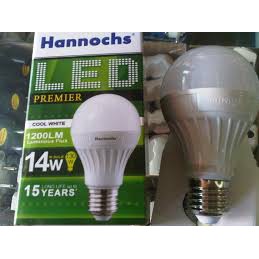 HANNOCHS Lampu LED Bulb Putih - 14 Watt 14W 14WATT